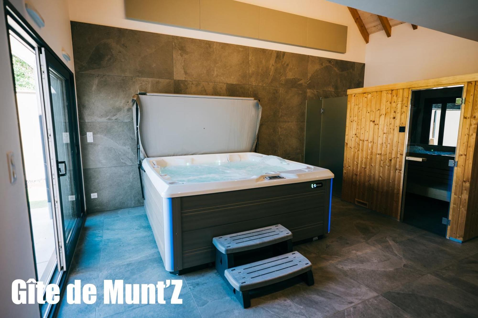 Gite De Munt'Z Spa, Sauna, Piscine, Proche De Colmar Muntzenheim Buitenkant foto
